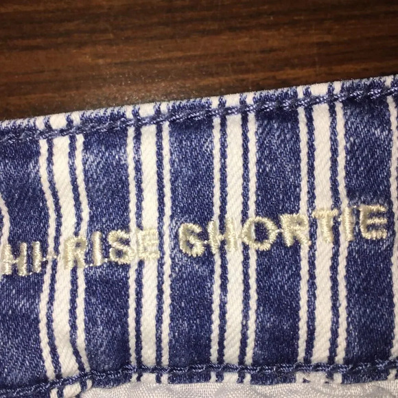 American Eagle Ne(x)t Level Hi-Rise Shortie Denim Shorts Stretch Size 2. - Picture 6 of 14